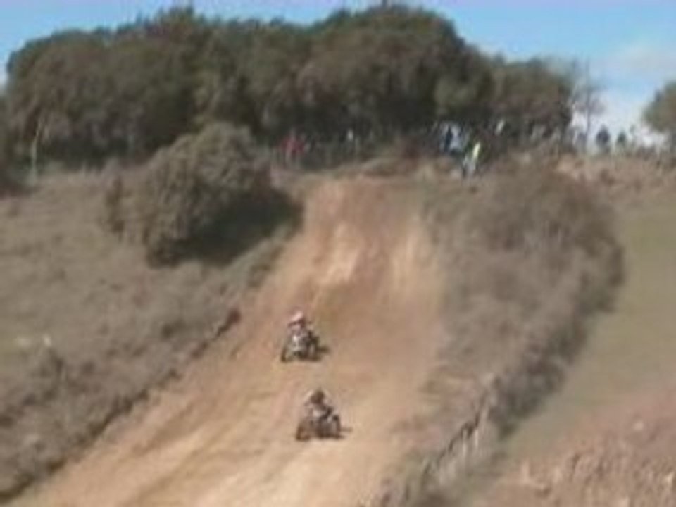 1ere manche Salindre Rousson quad cross 2008