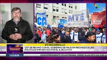 Download Video: Edición Central 10-04 Proponen establecer una línea de diálogo en rechazo a las políticas de Javier Milei