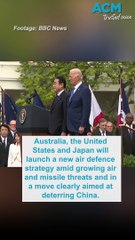 Australia, Japan and US join forces in missile agreement