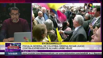 Fiscalía General de Colombia determinó juicio contra Álvaro Uribe