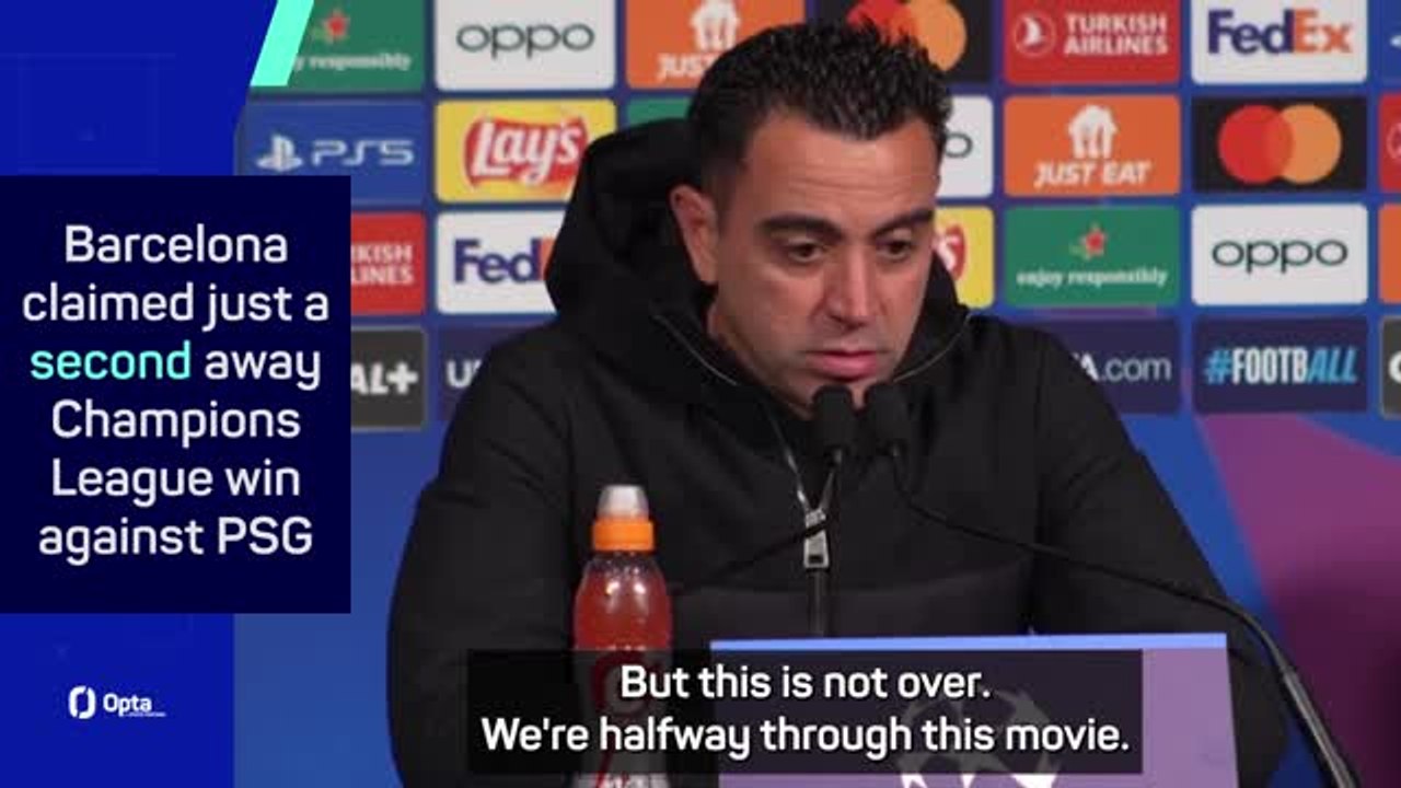 Xavi insists tie 'is not over' against PSG