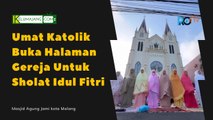 Umat Katolik Buka Halaman Gereja Untuk Sholat Idul Fitri