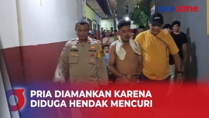 Seorang Pria Diamankan Setelah Diduga Hendak Mencuri Sepeda Motor