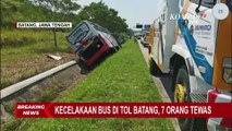 Breaking News! Kecelakaan Bus PO Rosalia Indah di Tol Batang-Semarang KM 370 A, 7 Orang Tewas