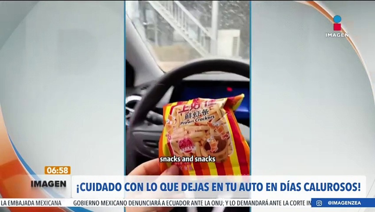 Cuidado con lo que dejas en tu auto en días calurosos