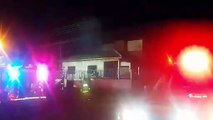 Bombeiros combatem incêndio em residência em construção no Consolata