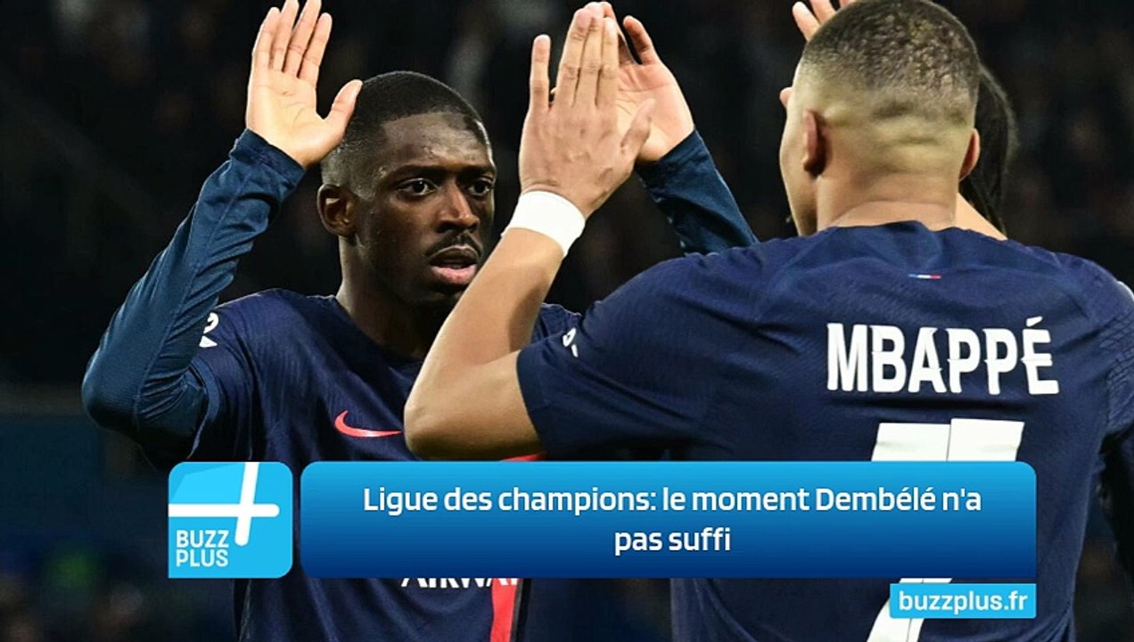 Ligue des champions: le moment Dembélé n'a pas suffi
