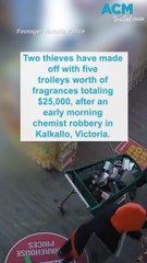 Thieves make off with $25,000 worth of perfumes