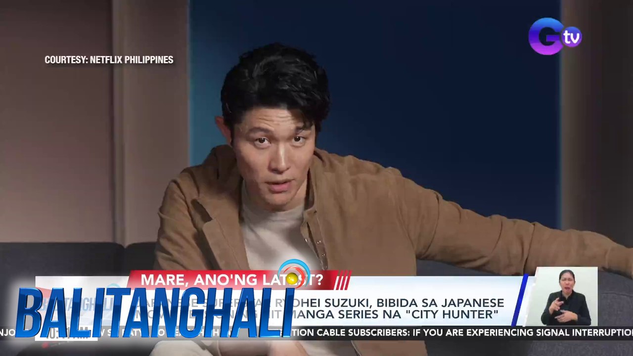 Japanese superstar Ryohei Suzuki, bibida sa Japanese movie version ng hit manga series na "City Hunter" | BT