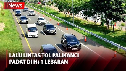 Arus Lalu Lintas di Tol Palikanci Padat di H+1 Lebaran