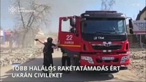Több halálos rakétatámadás ért civileket Ukrajnában