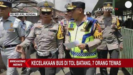 Ditemani Jasa Raharja, Kakorlantas Tinjau Penanganan Korban Kecelakaan Bus di RS Weleri Kendal