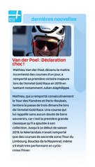 Van der Poel : Déclaration choc !