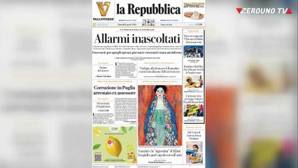 Le prime pagine dei quotidiani 11 Aprile 2024