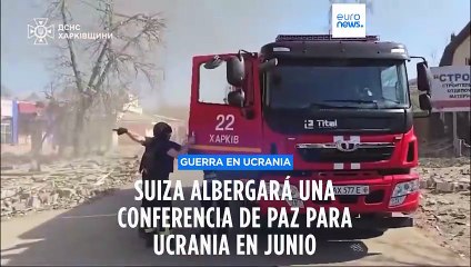 Video herunterladen: Rusia golpea localidades del este de Ucrania mientras Suiza anuncia una conferencia de paz en junio