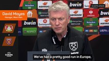 Moyes eager for 'great opportunity' against Leverkusen despite Bowen injury