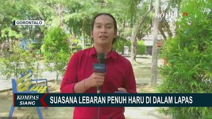 Beginilah Suasana Idul Fitri Penuh Tangis Haru di Lapas  Kelas II A Kota Gorontalo
