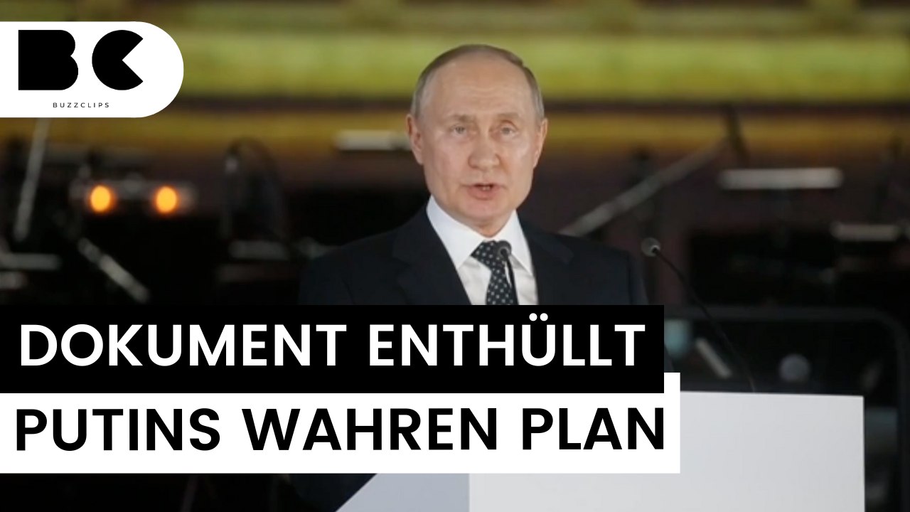 Strategie-papier enthüllt putins wahren plan