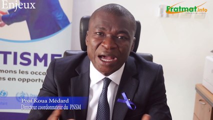 Santé: Le Coordonnateur du programme national de la santé mentale Pr Koua Médard explique les enjeux d’Avril bleu