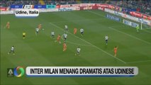 Serie A Pekan ke-31, Inter Milan Menang Dramatis atas Udinese