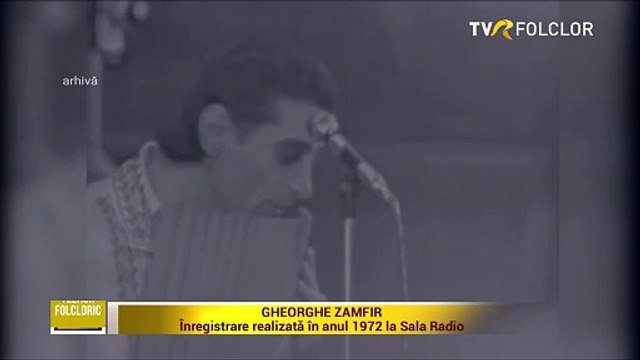 Gheorghe Zamfir - Instrumental la nai (Sala Radio - arhiva TVR - 1972)