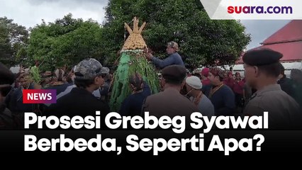 Grebeg Syawal 2024: Tradisi Berbeda, Gunungan Dibagikan untuk Sambut Bulan Suci 🎉