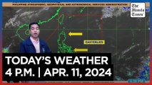 Today's Weather, 4 P.M. | Apr. 11, 2024
