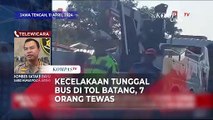 Kecelakaan Bus di Tol Batang, Polisi: Sopir Diduga Mengantuk