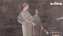 Pompei, da scavi emerge salone decorato con soggetti della guerra di Troia