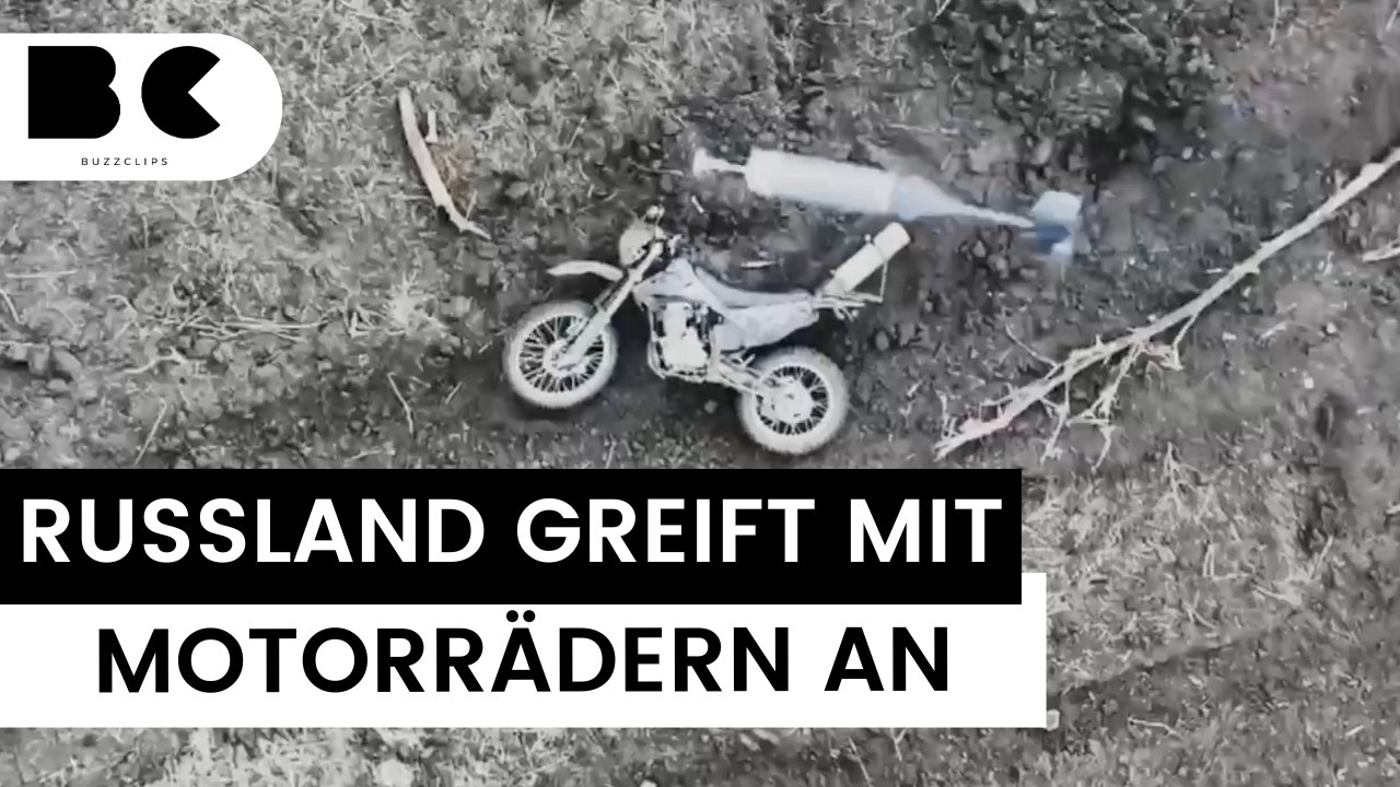 Kreml schickt motorräder zu ukrainischen stellungen