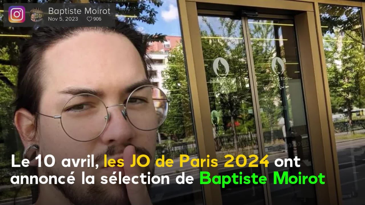 VOICI - JO 2024 : qui est Baptiste Moirot, l'homme qui fait le buzz après avoir été sélectionné pour porter la flamme olympique ?