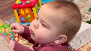 Baby can WHISTLE at just eight months old