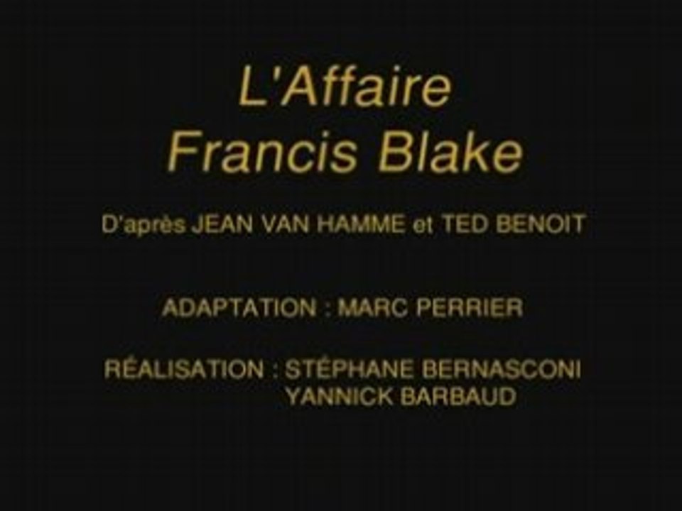 Blake et Mortimer, L’affaire Francis Blake (1/3)