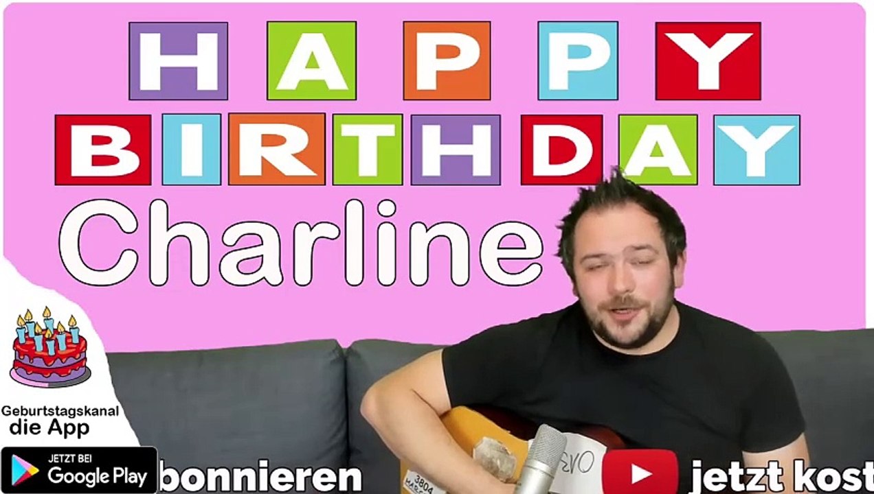 Happy Birthday, Charline! Geburtstagsgrüße an Charline