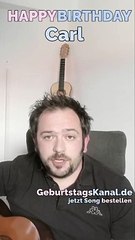 Happy Birthday, Carl! Geburtstagsgrüße an Carl