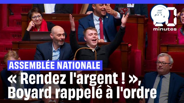 Assemblée nationale : « Rendez l'argent ! », le député Louis Boyard rappelé à l'ordre