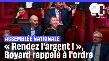 Assemblée nationale : « Rendez l'argent ! », le député Louis Boyard rappelé à l'ordre