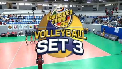 NCAA Women's Volleyball SSC-R vs. Mapua (Third Set) | NCAA Season 99