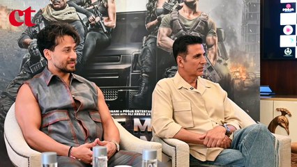 Actors Akshay Kumar, Tiger Shroff share fitness routine on sets of 'Bade Miyan Chote Miyan'