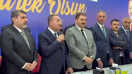 Seçim öncesi ihanetle suçlamıştı! Bekir Bozdağ Şanlıurfa’da günah çıkardı
