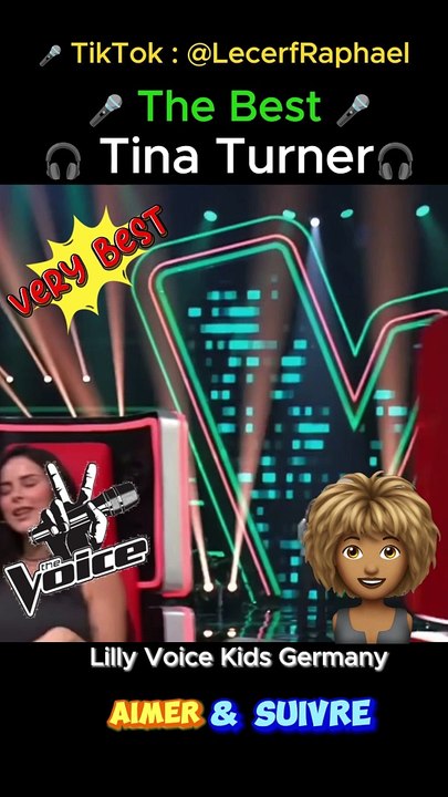  The Best - Tina Turner ️ interprété par Lilly : belle performance  Very The Best from Voice Kids Germany