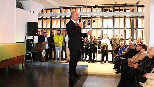 Belediyenin bayramlaşma programına katılım yoğundu