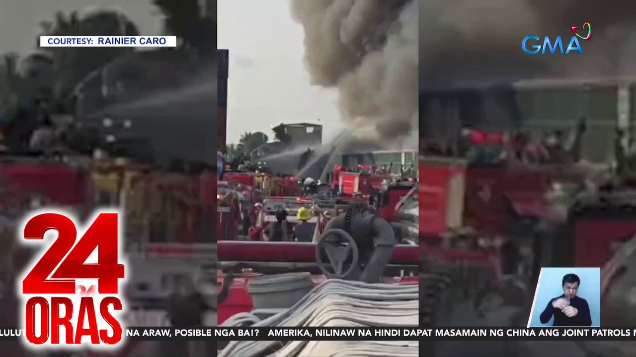 Nasa 500 pamilya, apektado ng sunog; ilang residente, tumalon sa dagat para makaligtas | 24 Oras