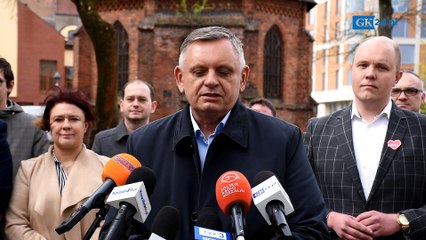 Kandydat Lewicy wsparł Piotra Jedlińskiego. A ten zapowiada nową uchwałę