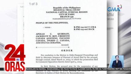 Pasig RTC, nag-isyu ng arrest warrant laban sa pastor para sa qualified human trafficking | 24 Oras