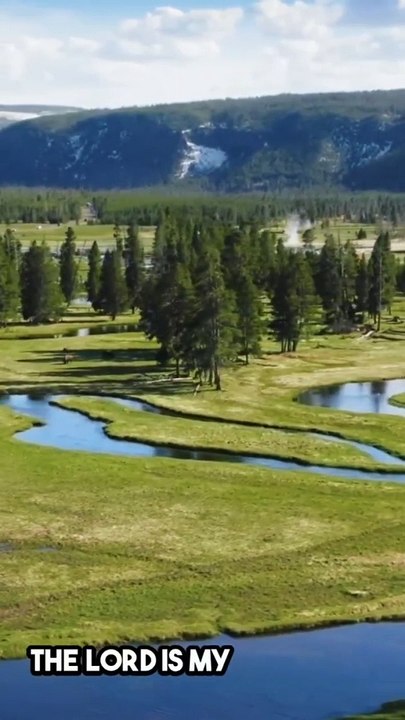 Psalm 23:1 Bible Famous Quote and Bible Verse