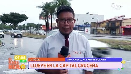 Llueve en Santa Cruz