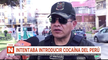 Intentaba introducir cocaína
