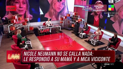 Yanina Latorre avaló las versiones de Nicole Neumann sobre los malos manejos de su madre
