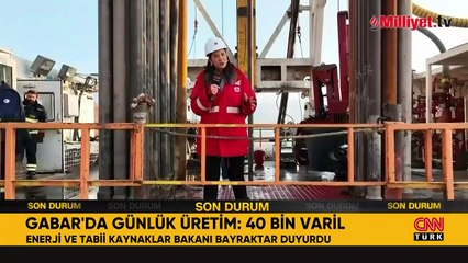 Gabar petrolünde yeni rekor! Cumhurbaşkanı Erdoğan'dan 100 bin varil hedefi mesajı